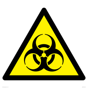 W009 Warning: Biological hazard